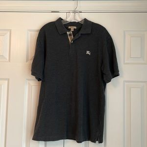 Men’s Burberry Dark Gray Polo